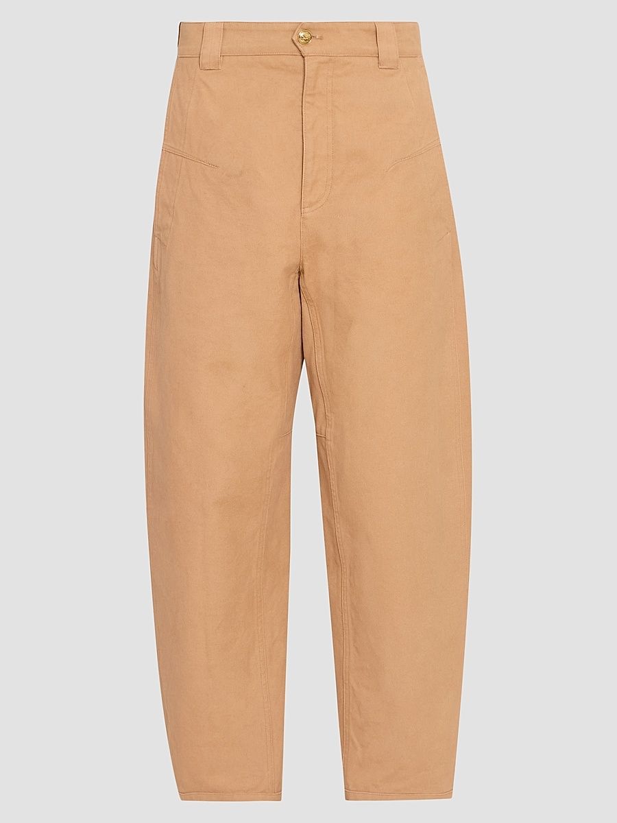 Women's Cotton Barrel-Leg Pants - Blushy Pink - Size 6