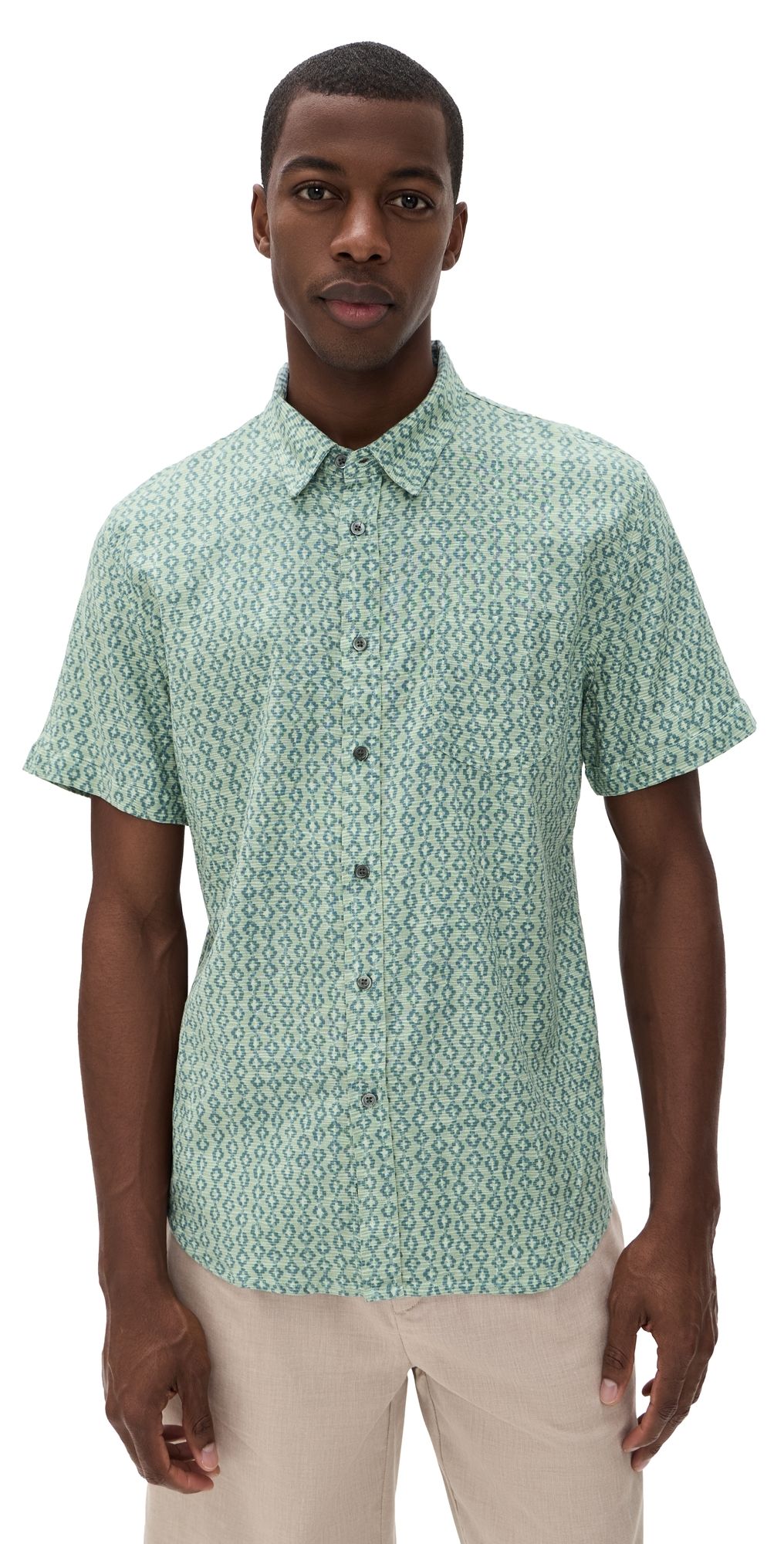 RAILS Carson Shirt Wavy Batik Aqua XL