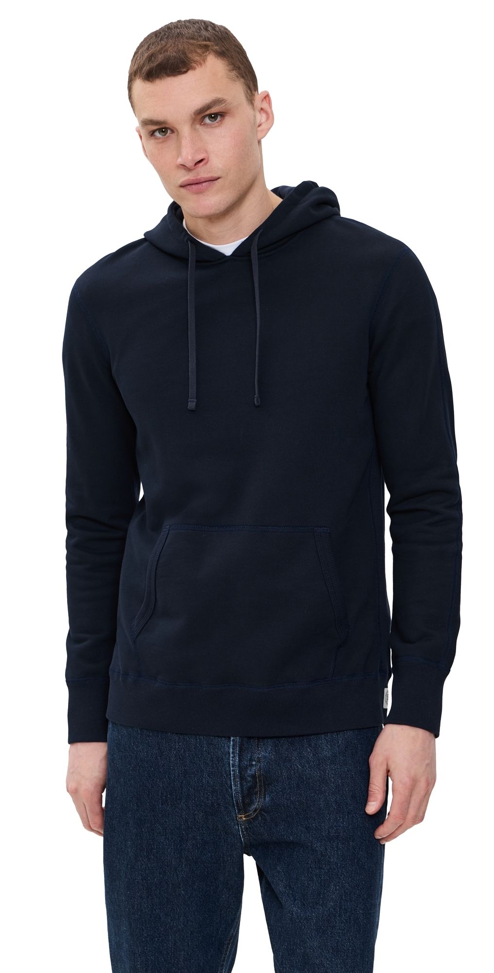 Reigning Champ Midweight Terry Slim Hoodie Navy S