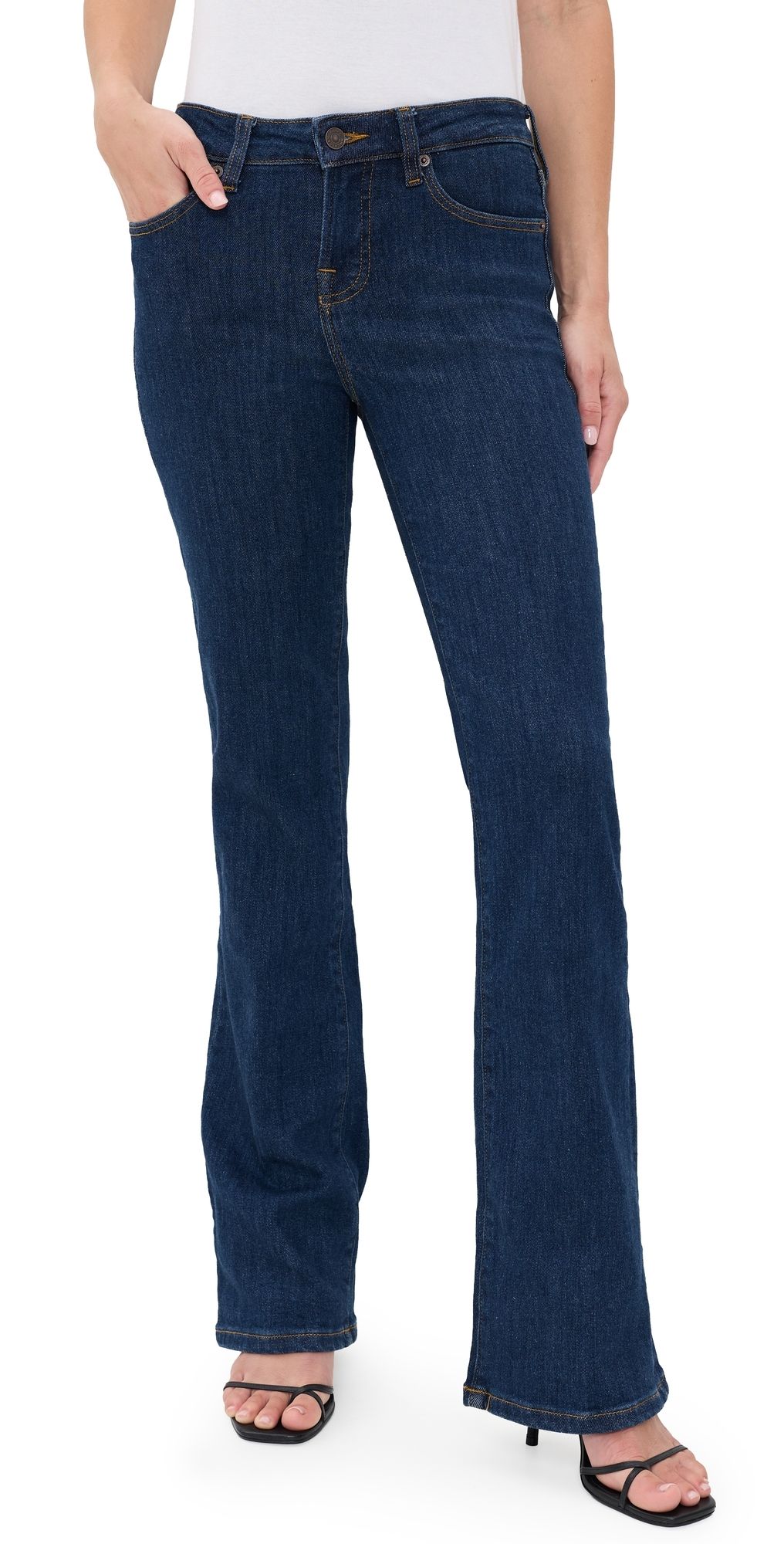 Good American Good Low Rise Bootcut Jeans Indigo1231 14