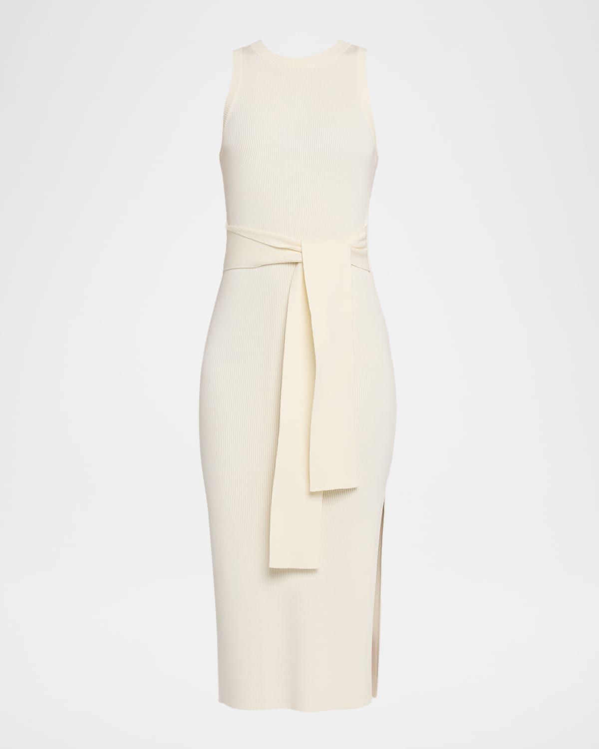 Piper Sleeveless Tie-Front Midi Dress