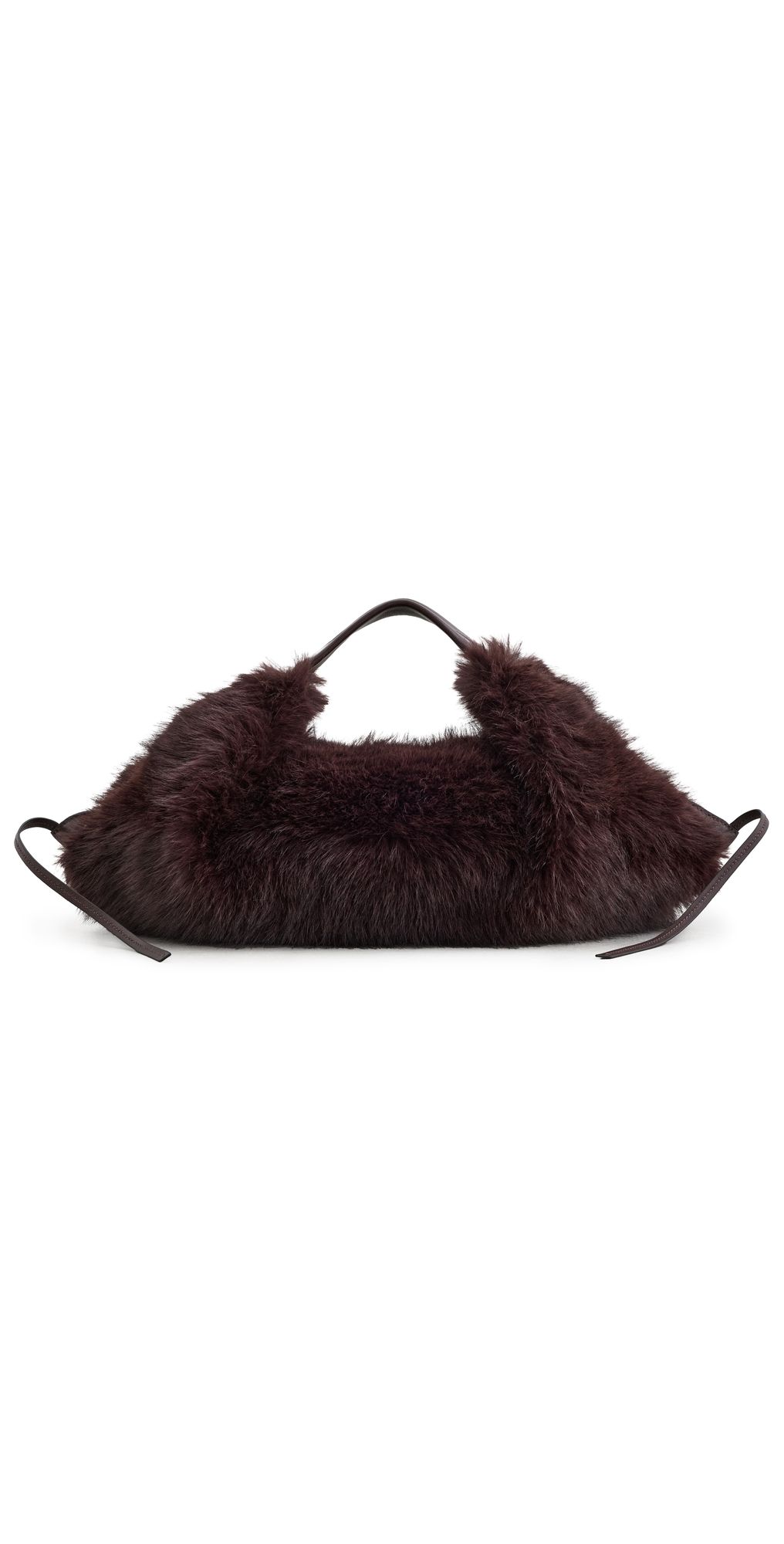 3.1 Phillip Lim Faux Fur Luna Bag Espresso One Size
