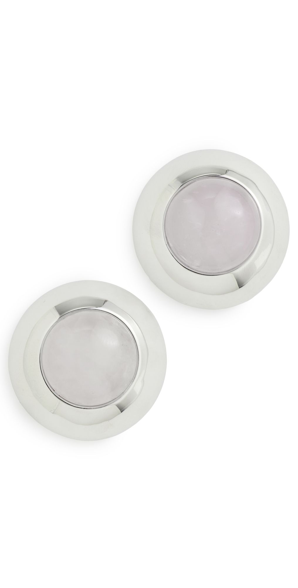 Julietta Bombe Earrings Silver/Pink One Size