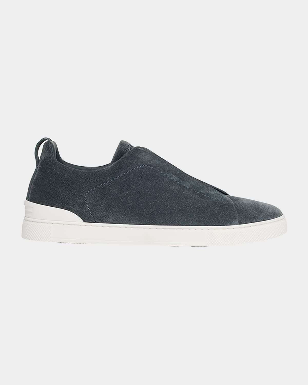 Men & apos;s Triple Stitch Suede Sneakers