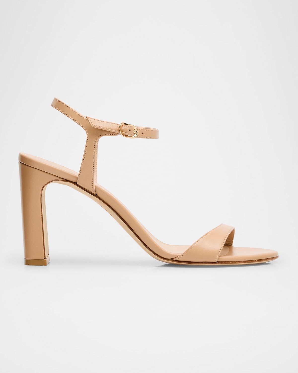 Babette Leather Ankle-Strap Sandals