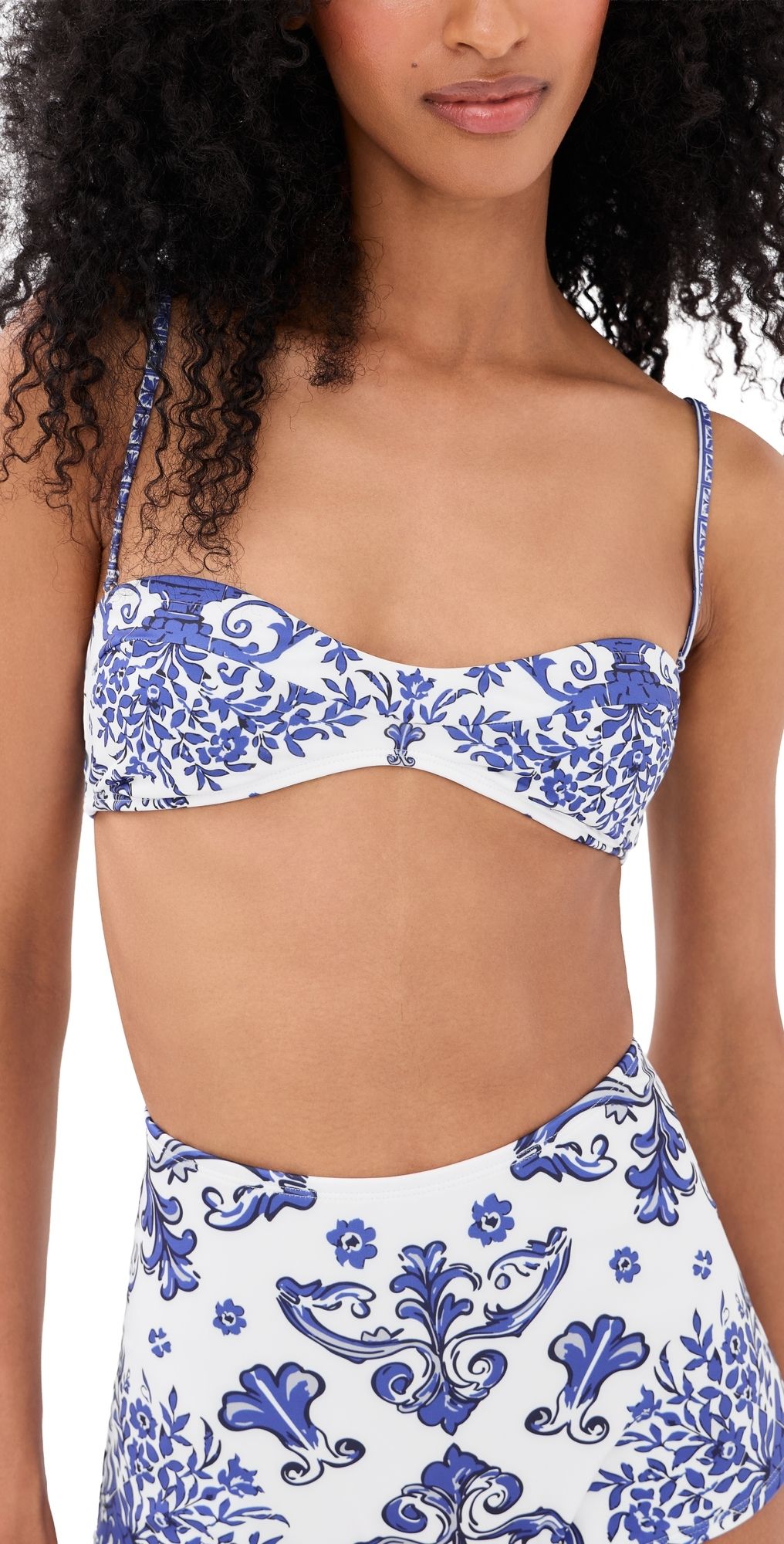Bananhot Don Bikini Top Blue Matera L