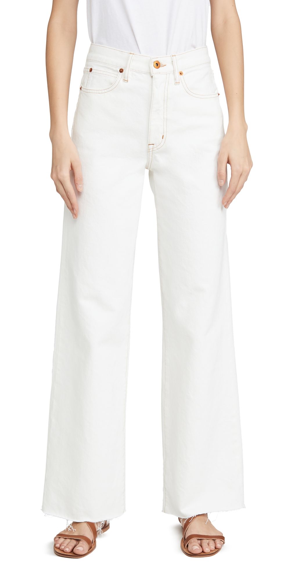 SLVRLAKE Grace Jeans Natural White 23