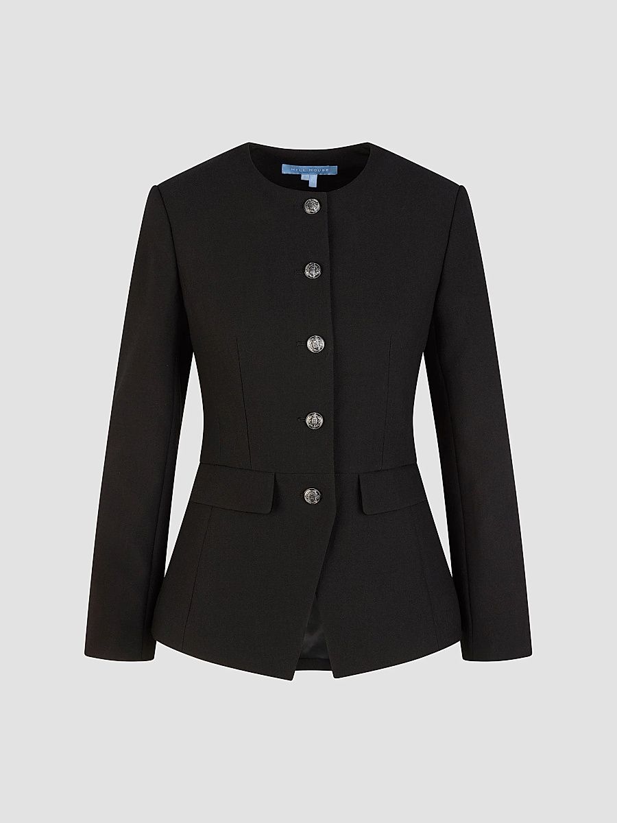 Hill House Home Women's The Warby Jacket - Black - Size XL