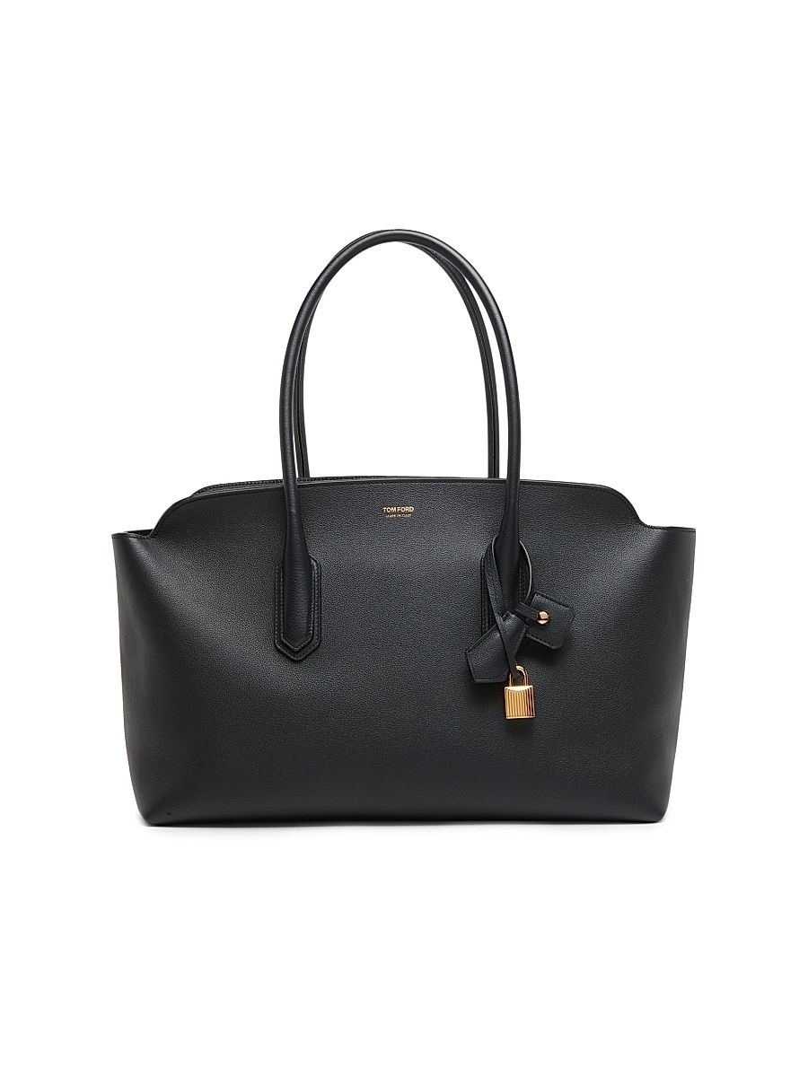 Women's Alexander Medium Leather Top Handle Bag - Black