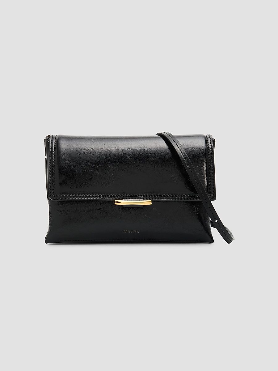 Women's Ida Trio Leather Clutch - Black Glaze