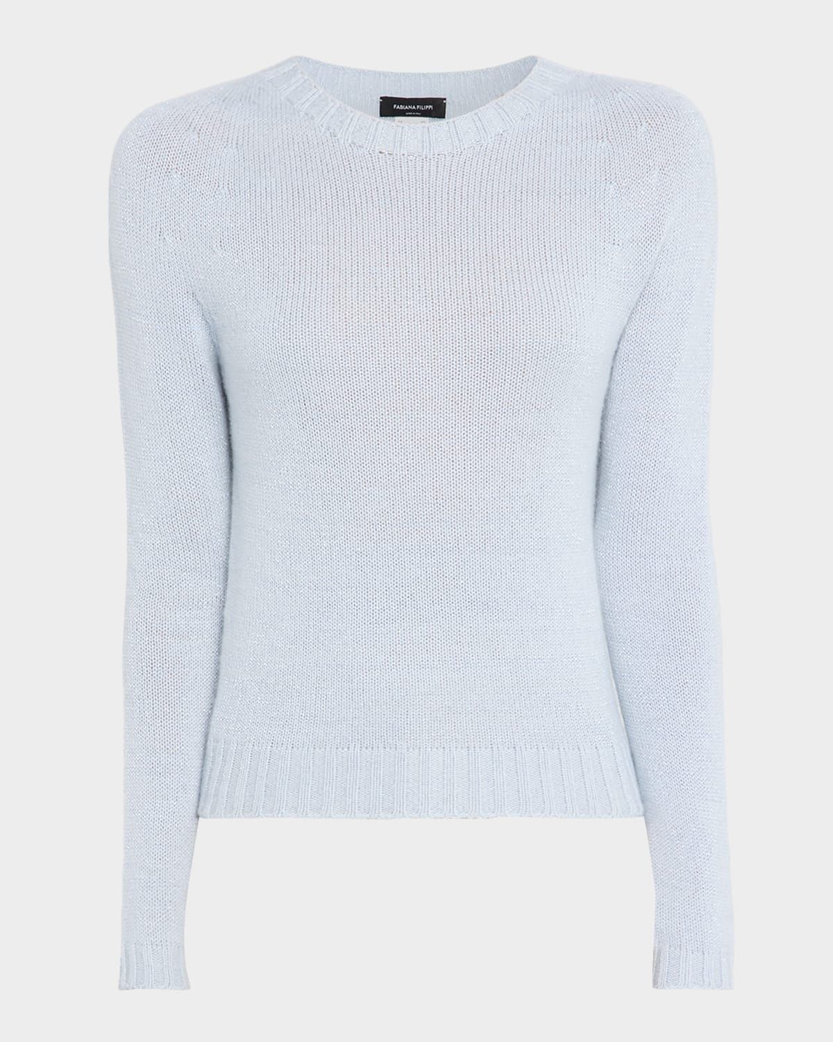 Crewneck Shimmer Knit Sweater