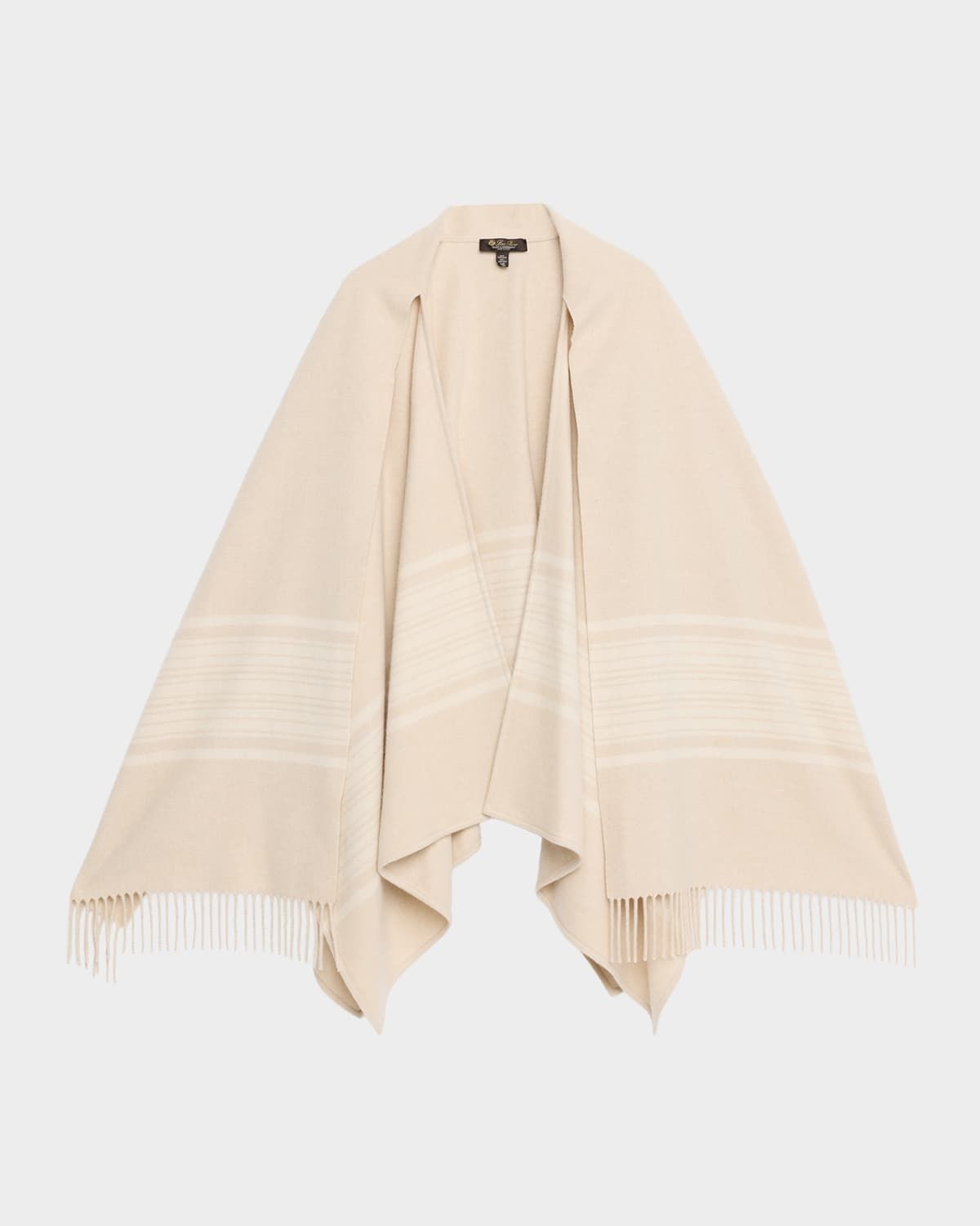 Daisy Cashmere Fringed Scarf Cape