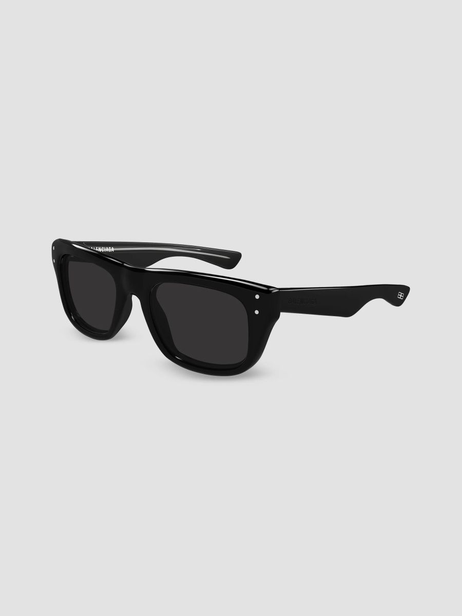 Balenciaga Men's Everyday Bb0521S 53MM Standard Squared Sunglasses - Black