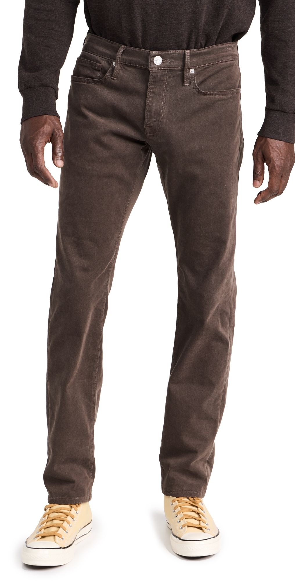 FRAME L'Homme Slim Twill Jeans Mocha 32