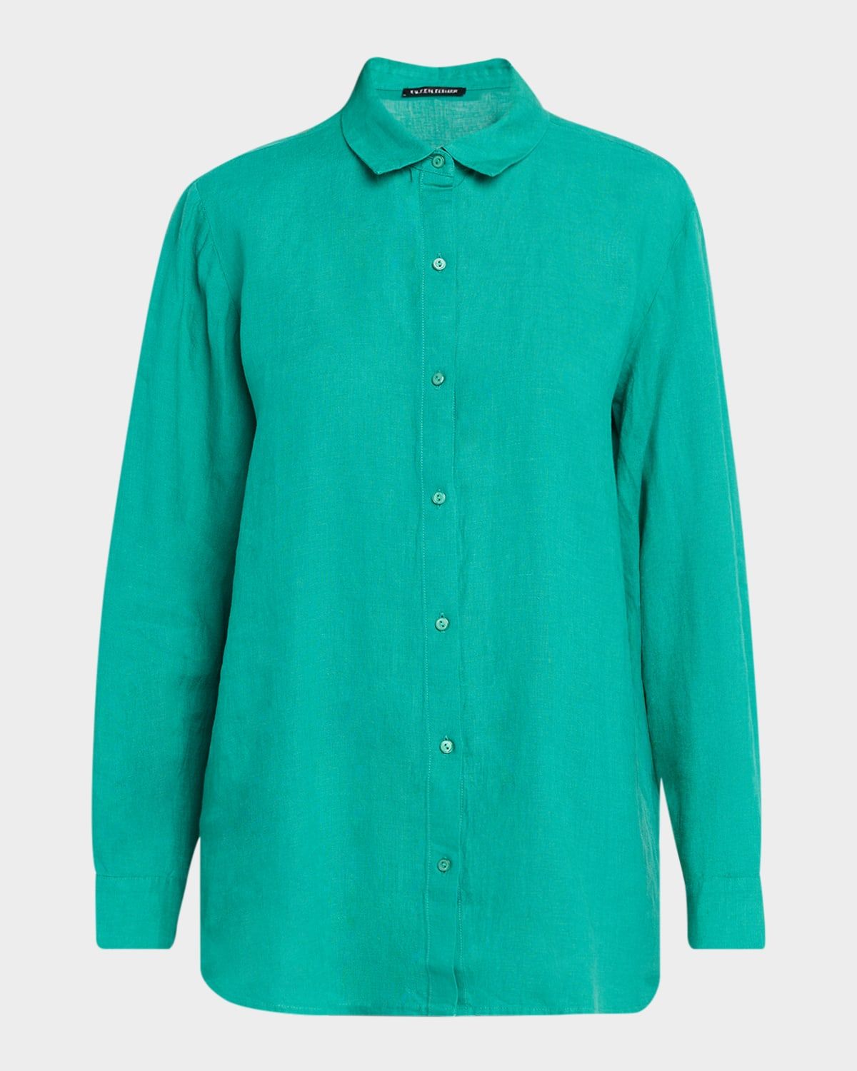 Button-Down Organic Linen Shirt