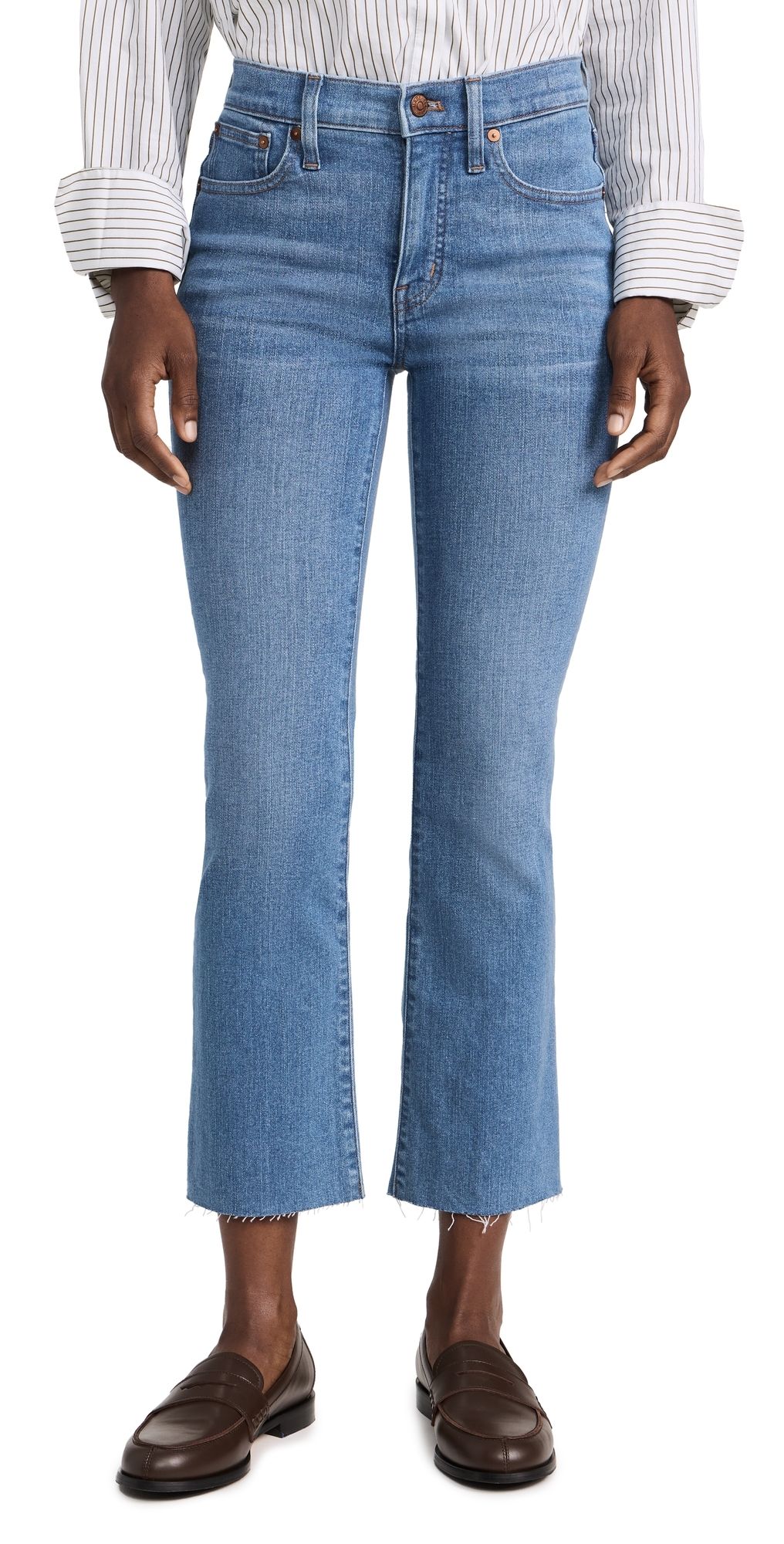 Madewell Mid Rise Kick Out Jeans Cherryville Wash 29