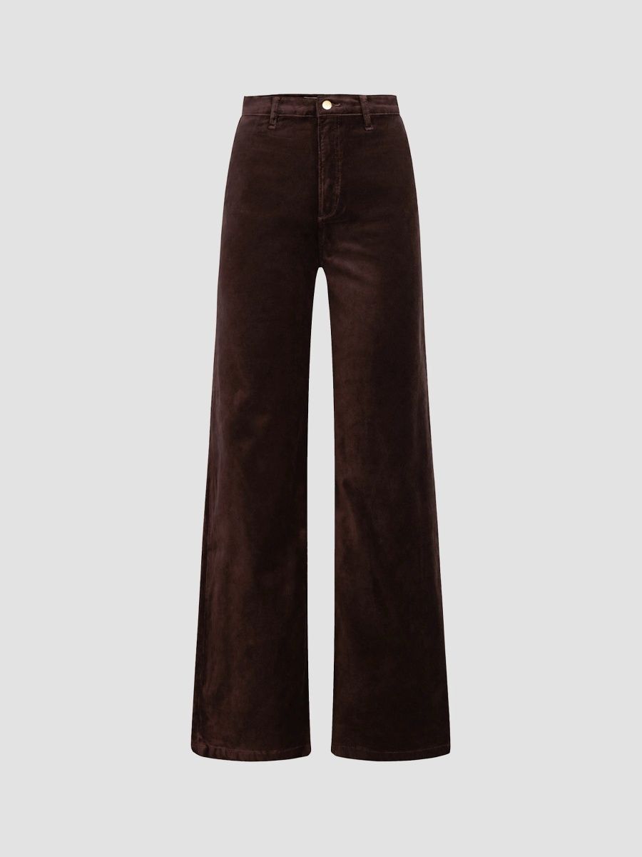 Joe's Jeans Women's The Mia Petite Cotton-Blend Velveteen Jeans - Coffee Bean - Size 23