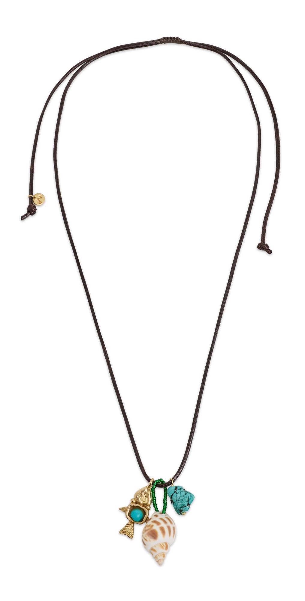 Maison Irem Vista Necklace Turquoise One Size