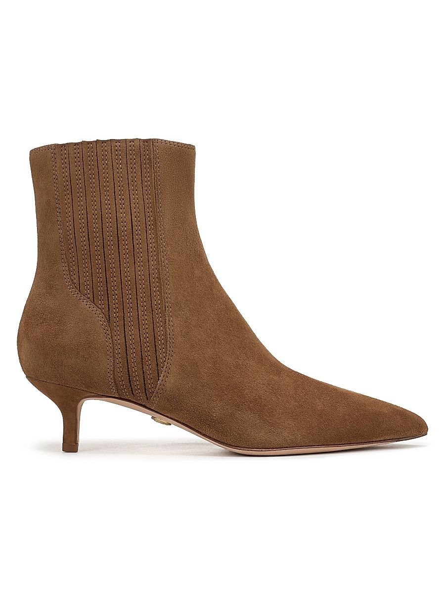 Women's Lisa 45MM Suede Chelsea Boots - Hazelwood - Size 8