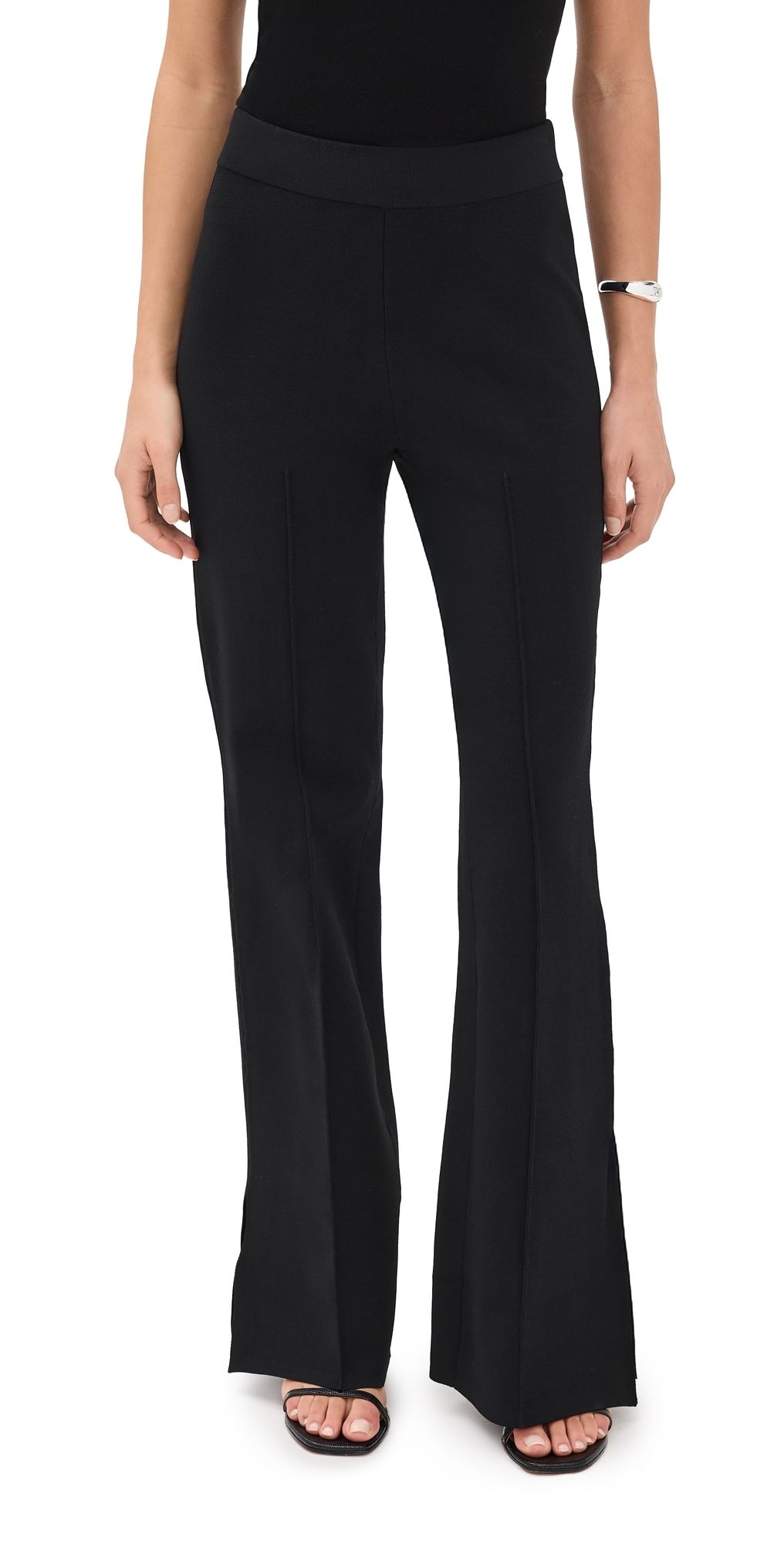 Apiece Apart Hana Pull On Full Flare Pants Black XS