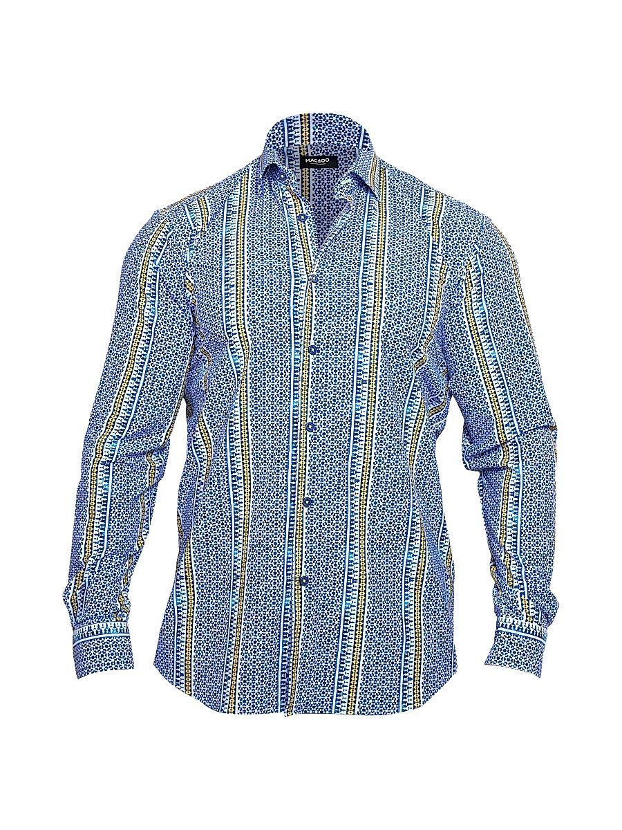 Men's Fibonacci Resistance Shirt - Blue - Size XXL