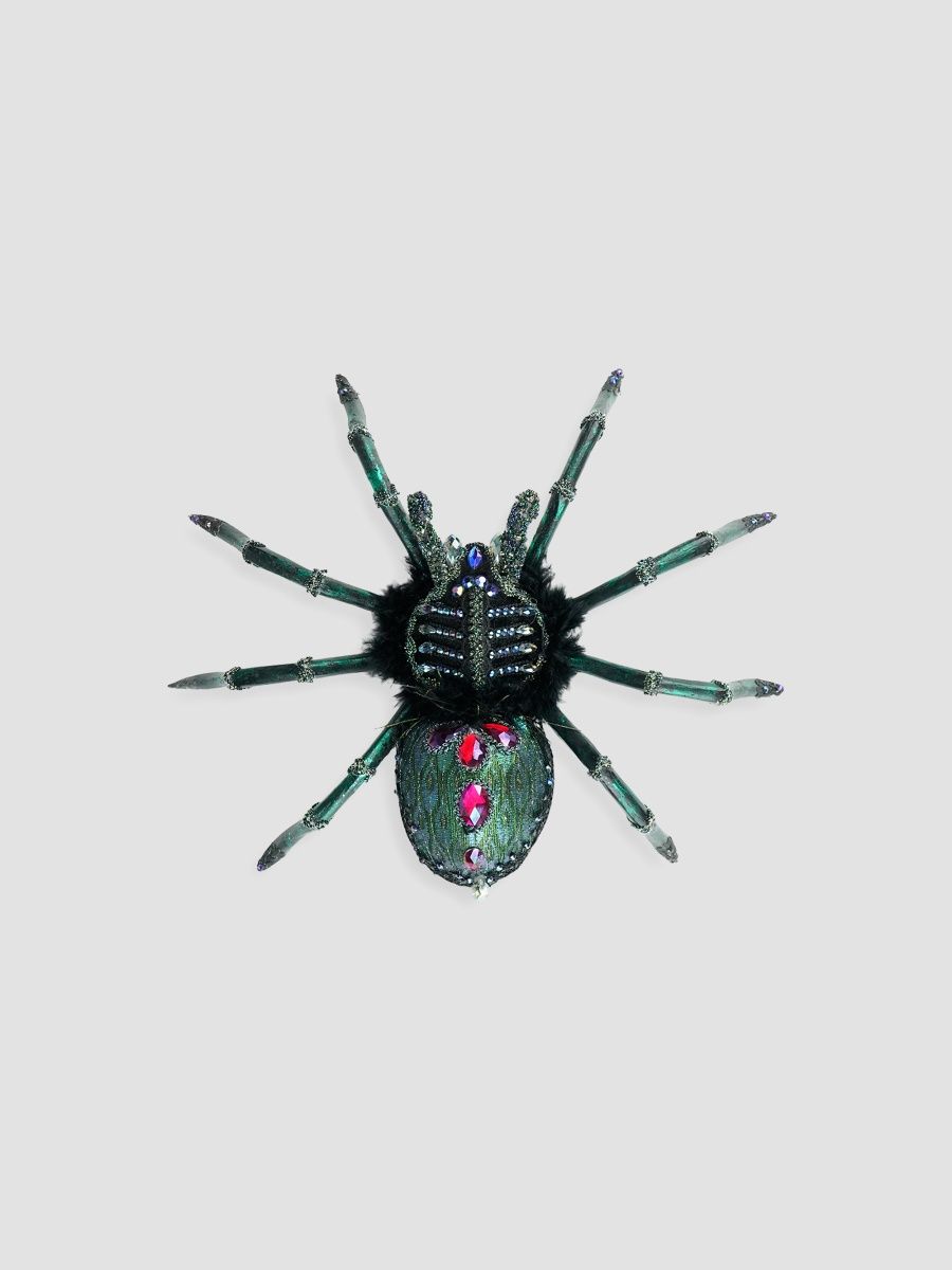 Enchanted Emerald Widow Large Spider