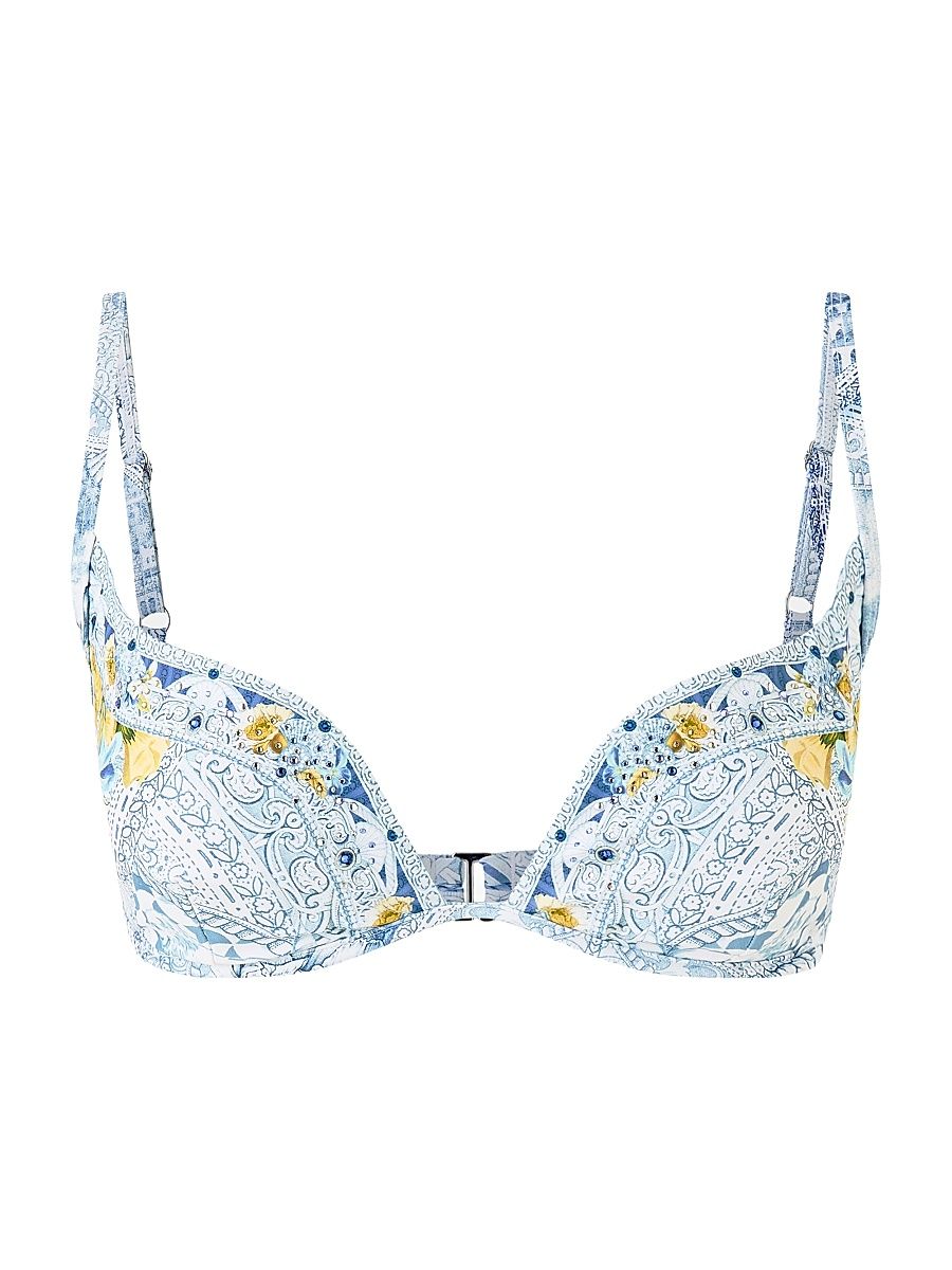 Women's De Nada Grenada Continuous Underwire Bikini Top - De Nada Granada - Size Large