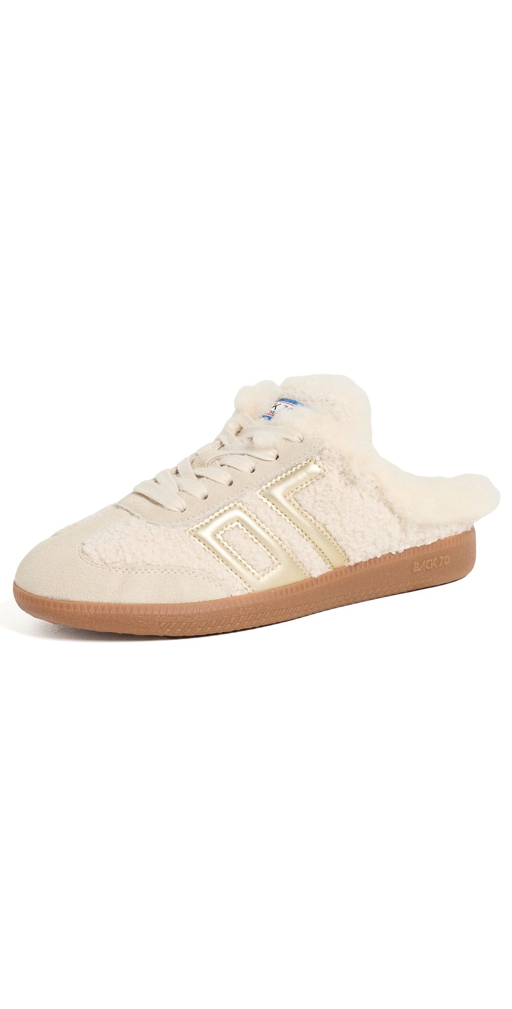 Back 70 Easter FL Sneaker Mules Butter Gold 38
