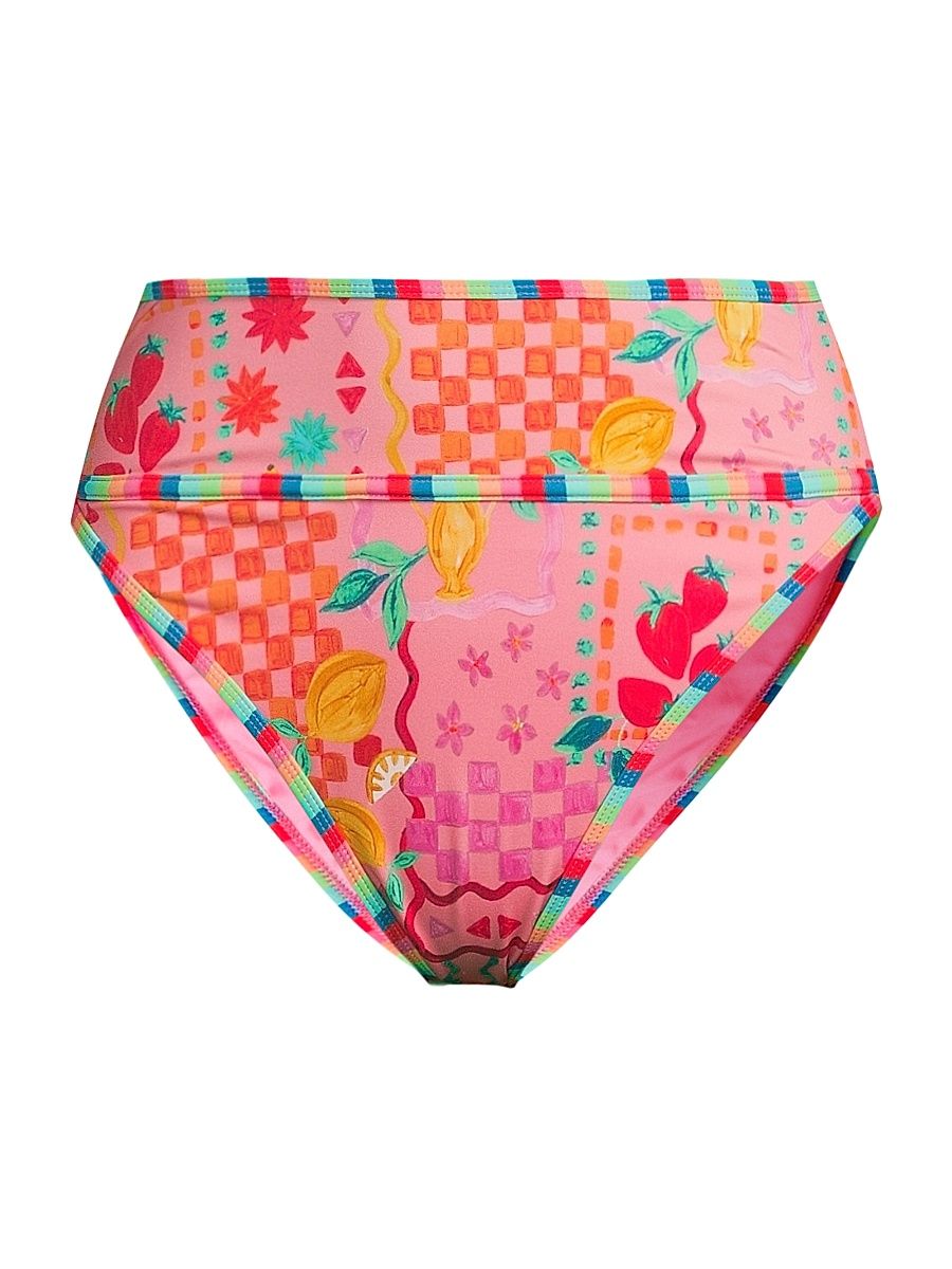Women's Carlotta Bikini Bottom - Passion Fruit - Size XL