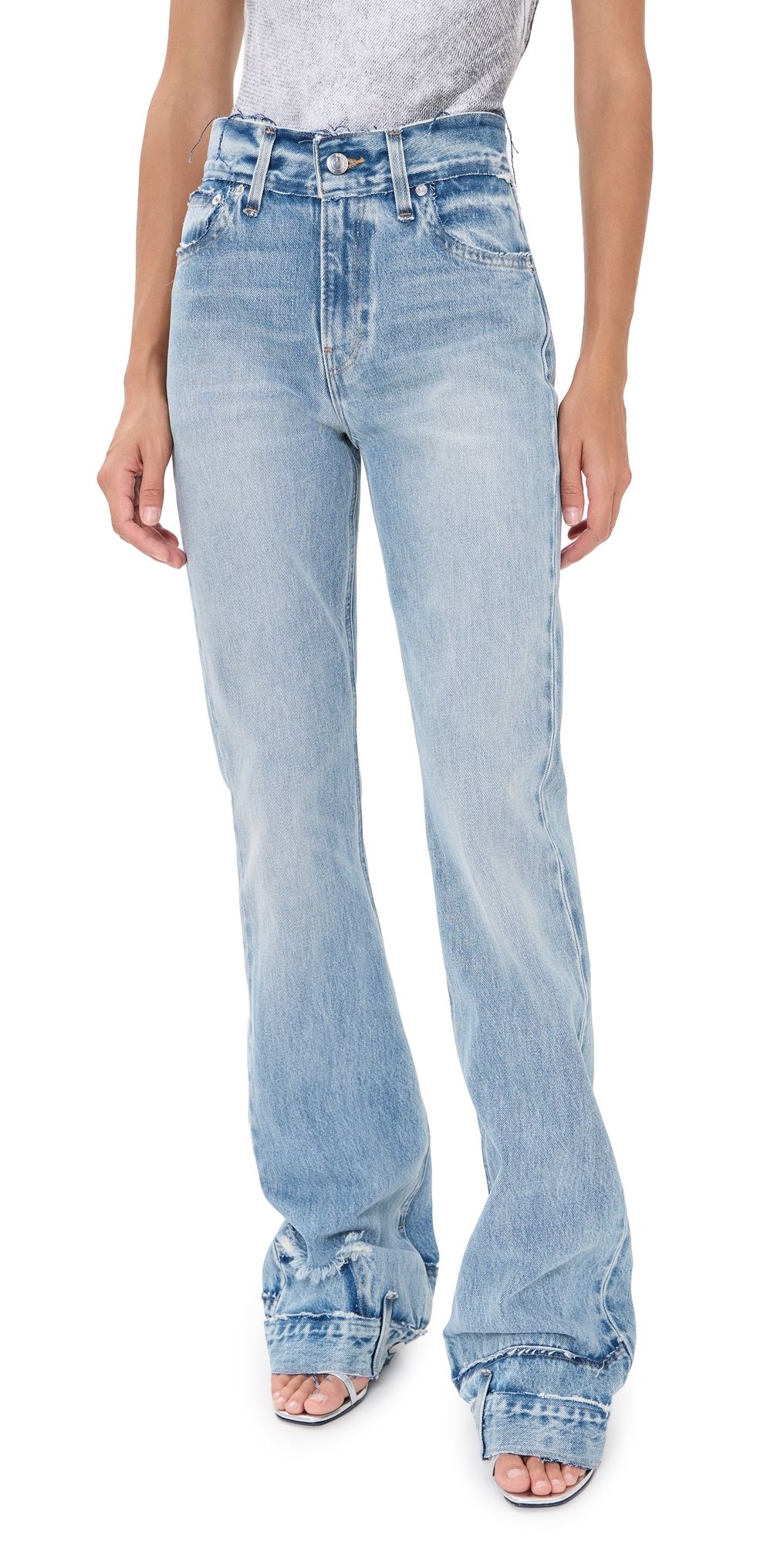 HAIKURE Flora Cut Pollock Jeans Pollock 24