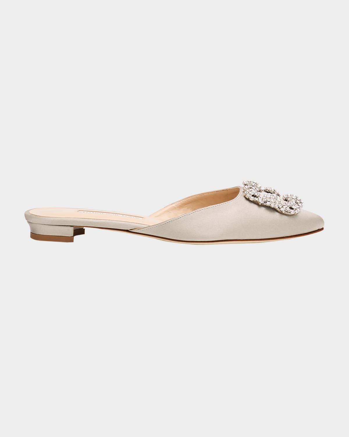 Hangisi Satin Ballerina Flats