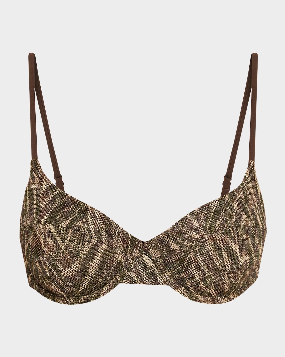 Printed Mona Bikini Top