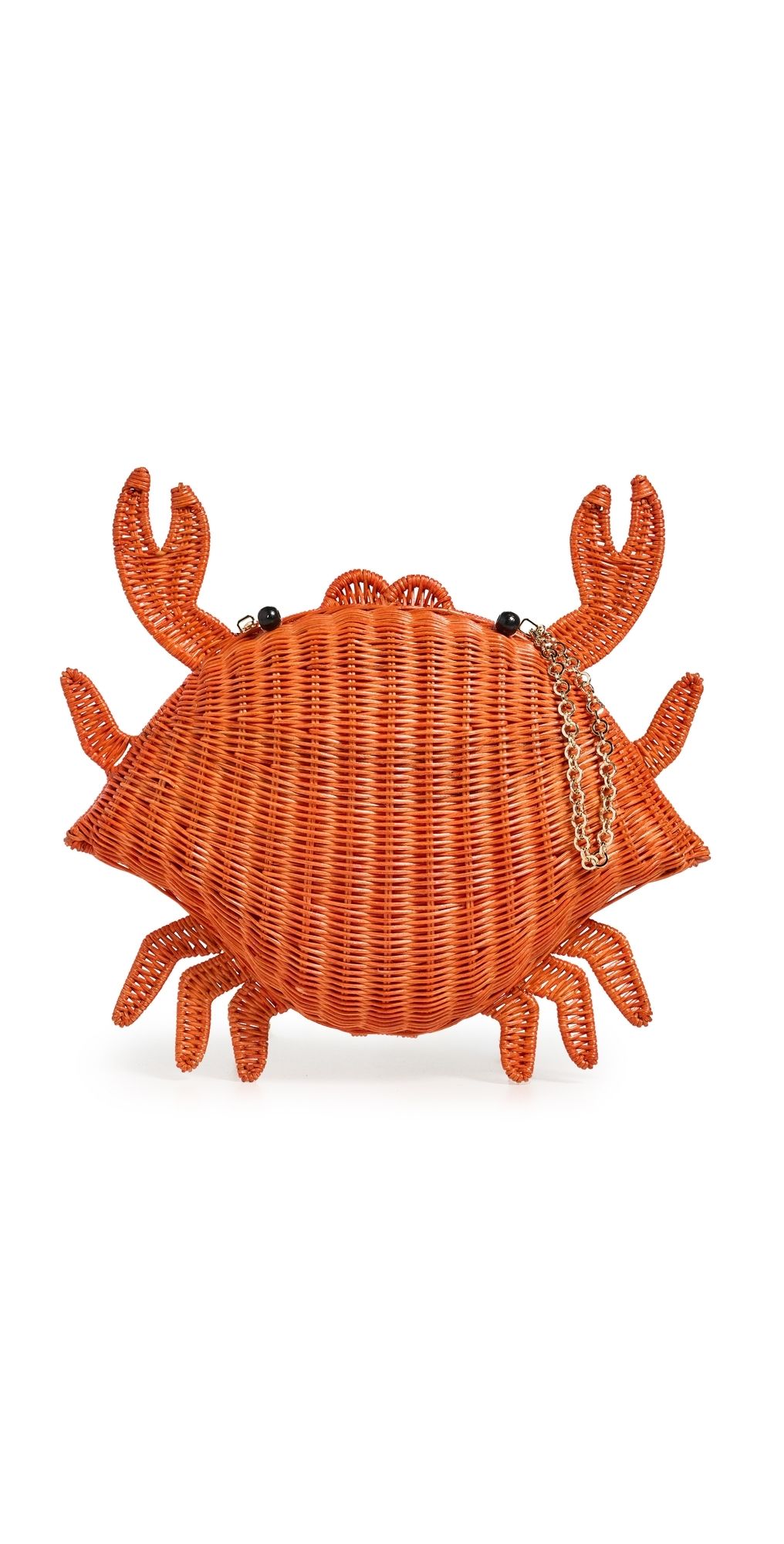 Serpui Pablo Crab Clutch Orange One Size