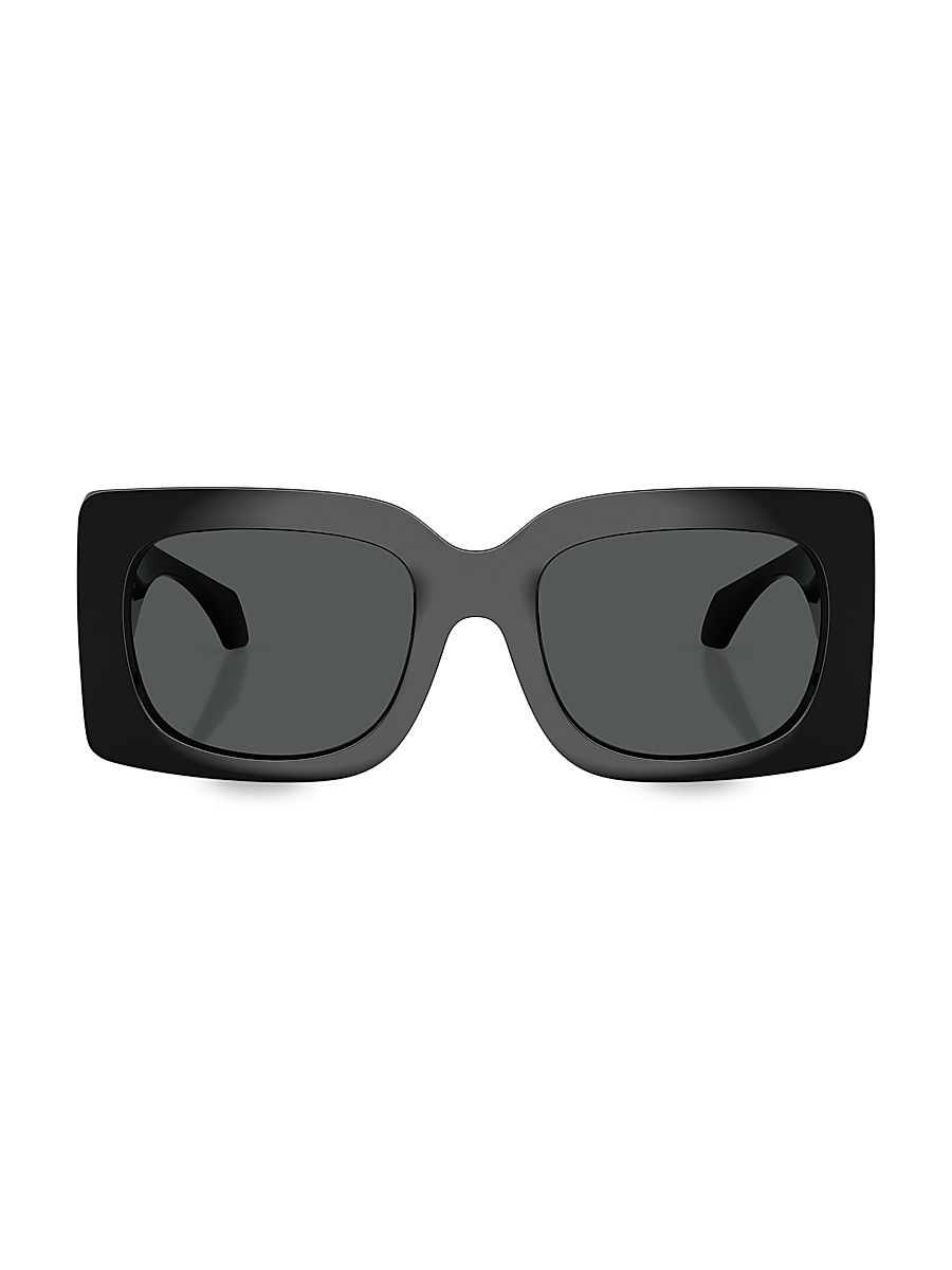 Women's 54MM Square Sunglasses - Black