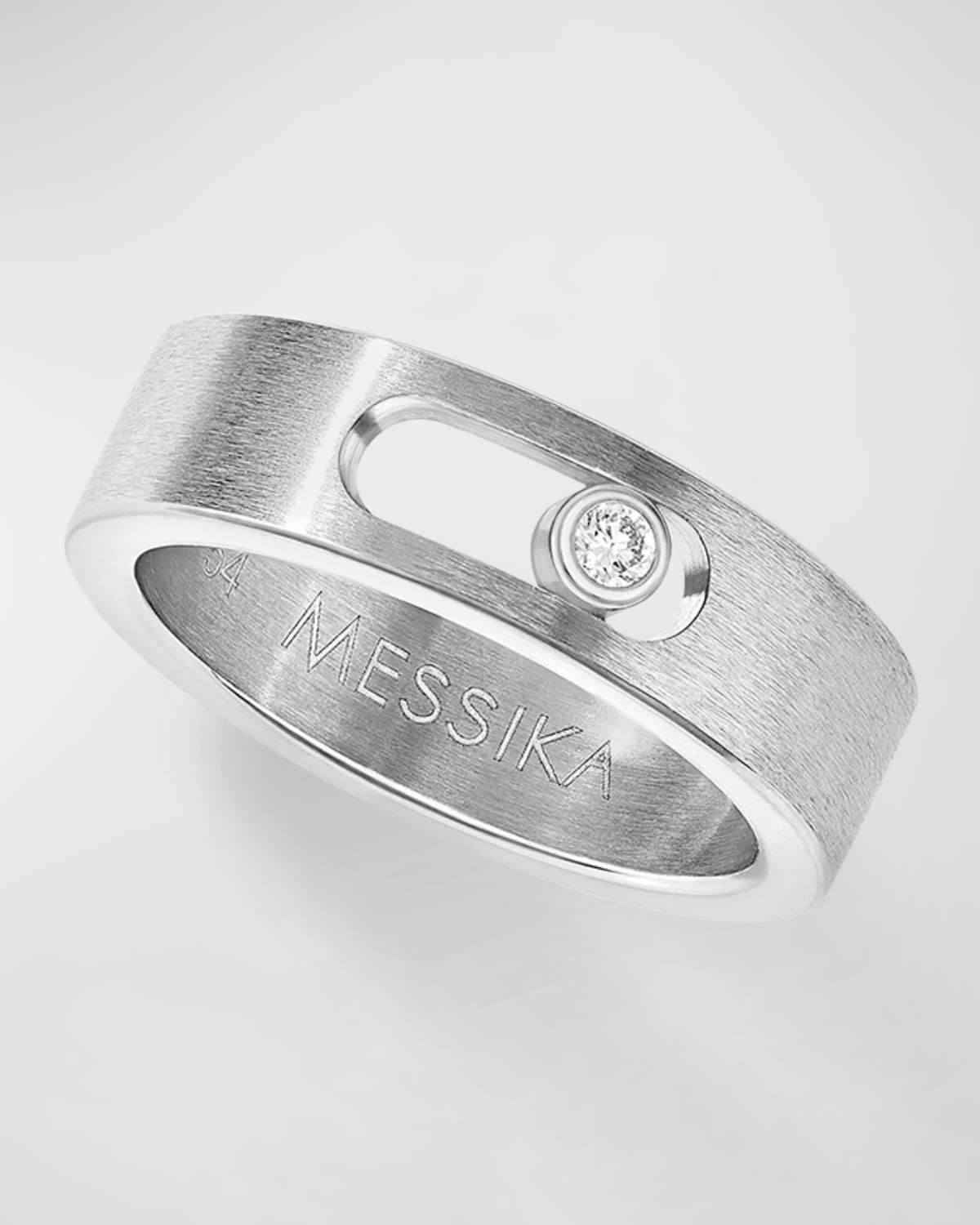 Men & apos;s Move Titanium Diamond Ring