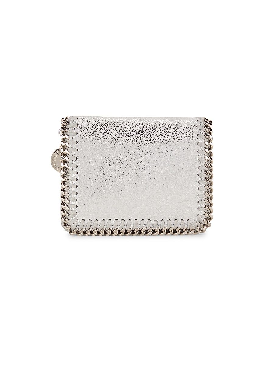 Women's Falabella Bi-Fold Wallet - Silver