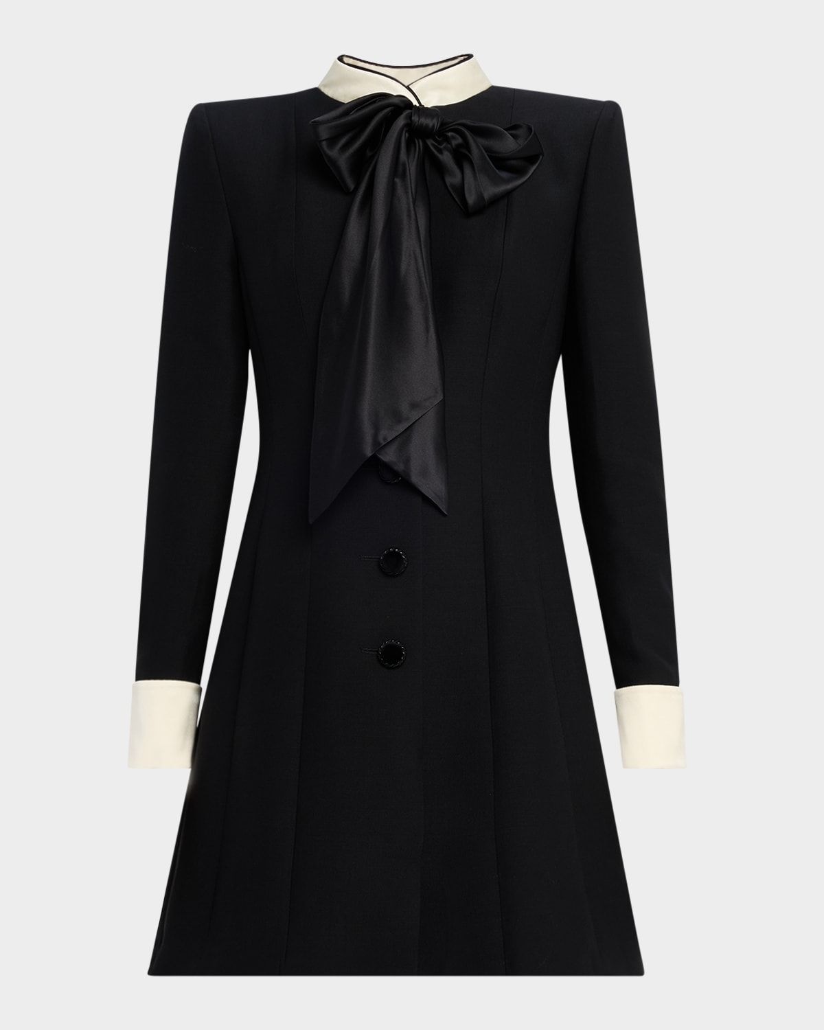 Crepe Couture Mini Dress