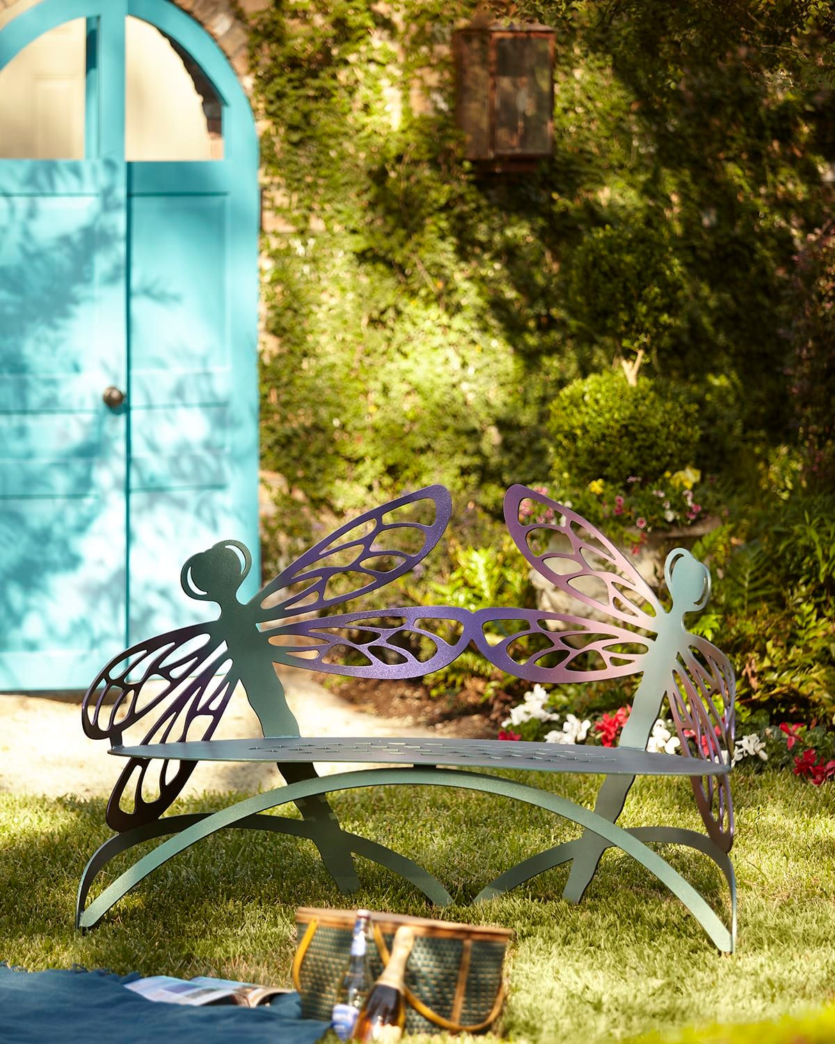 Dragonfly Outdoor Bench