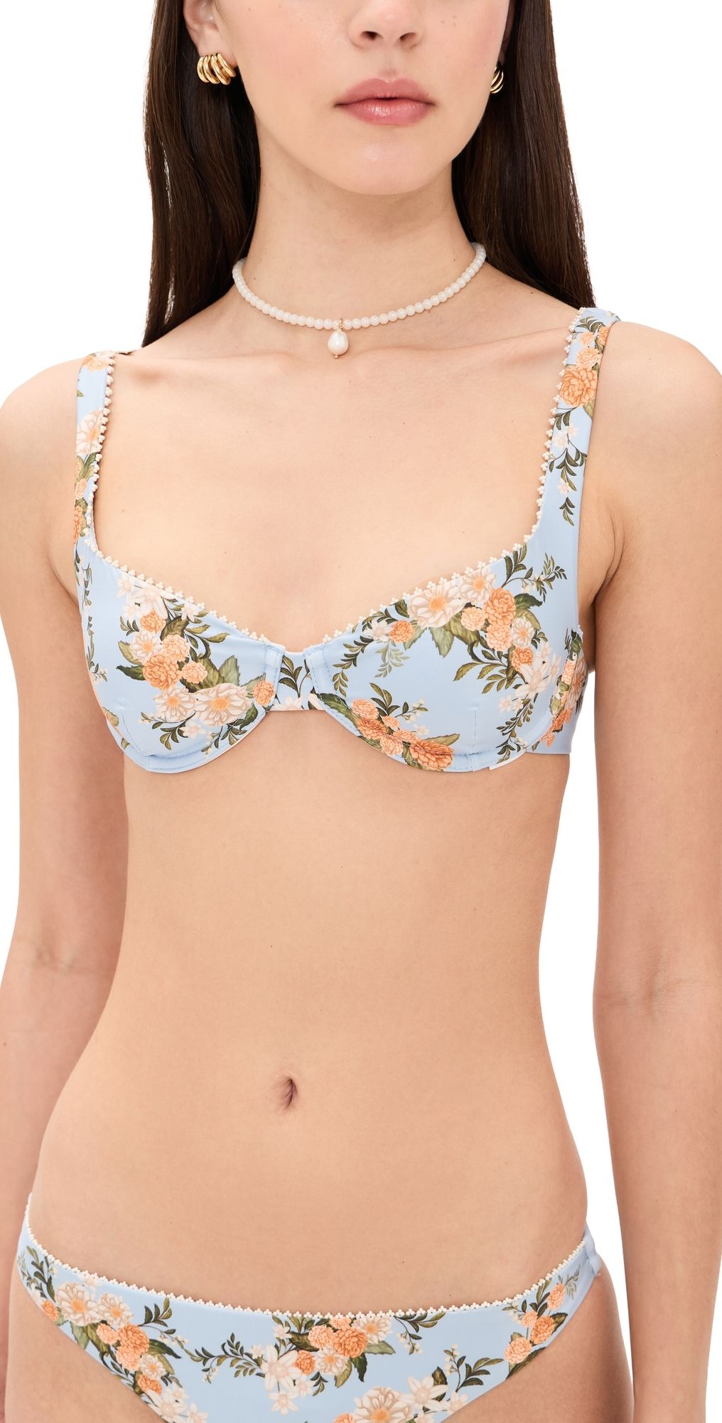 Agua by Agua Bendita Hacienda Valle Bikini Top Multicolor XL