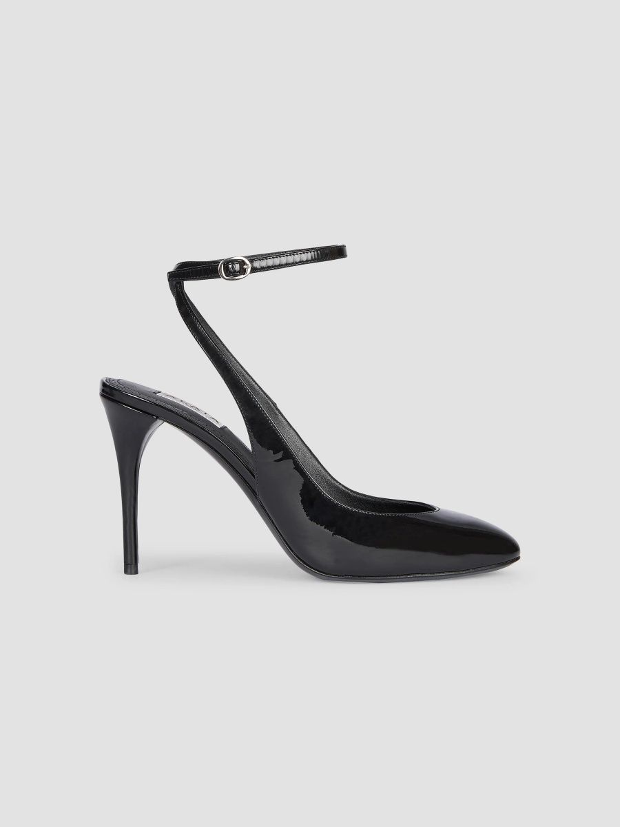 ALAÏA Women's 90MM Patent Leather Pumps - Noir - Size 7