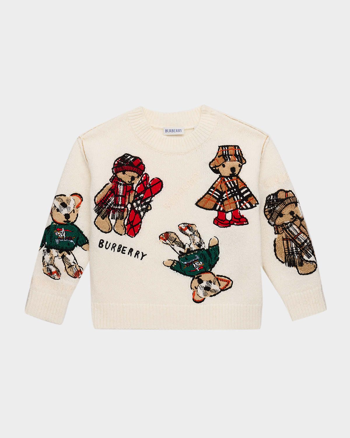Boy & apos;s Thomas Bear and Friends Wool-Blend Sweater, Size 3-14