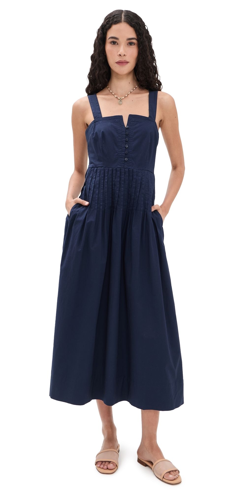 Splendid Maggie Dress Navy S