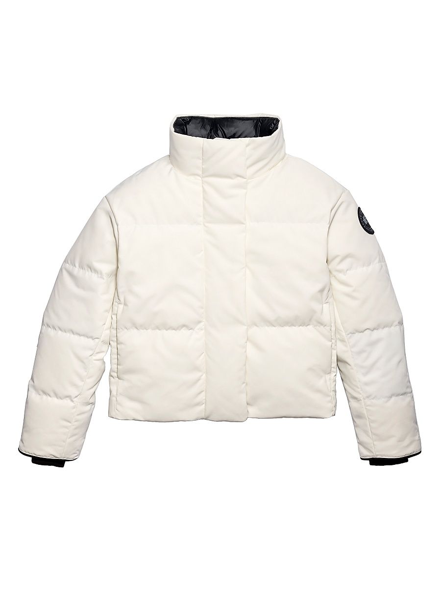 Canada Goose Women's Grandview Crop Jacket - North Star White Black - Size Small