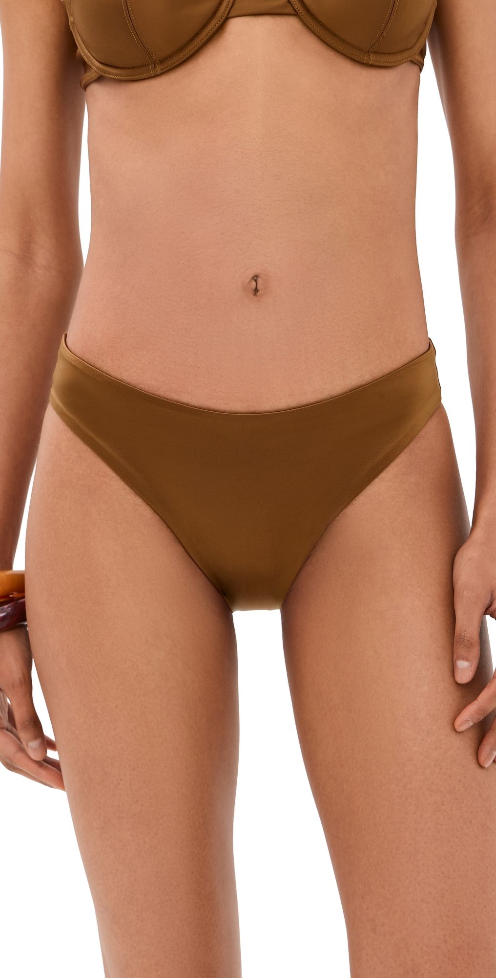STAUD Gemma Bikini Bottoms Bronze L