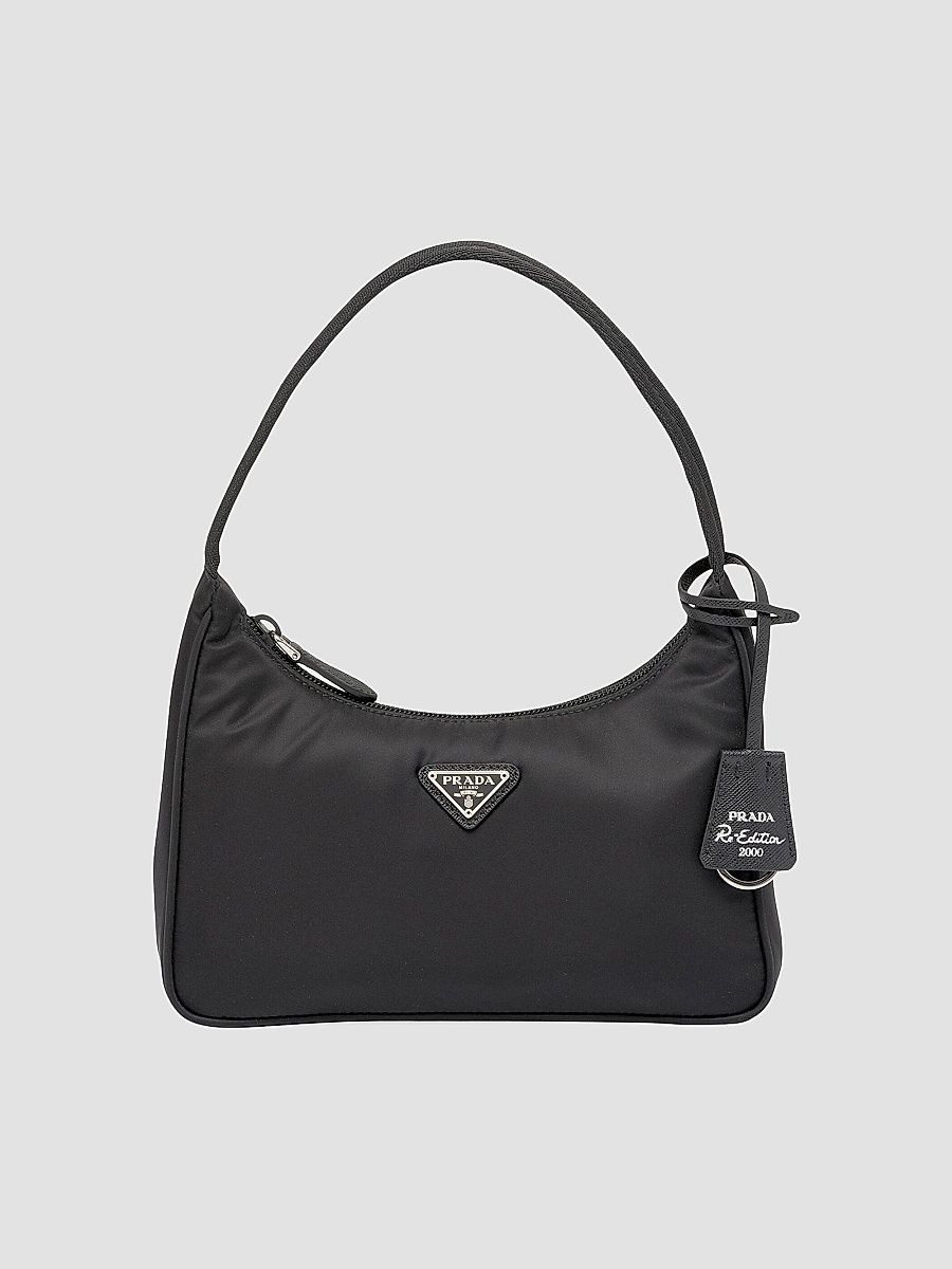 Prada Women's Re-Edition 2000 Re-Nylon Mini Shoulder Bag - Black