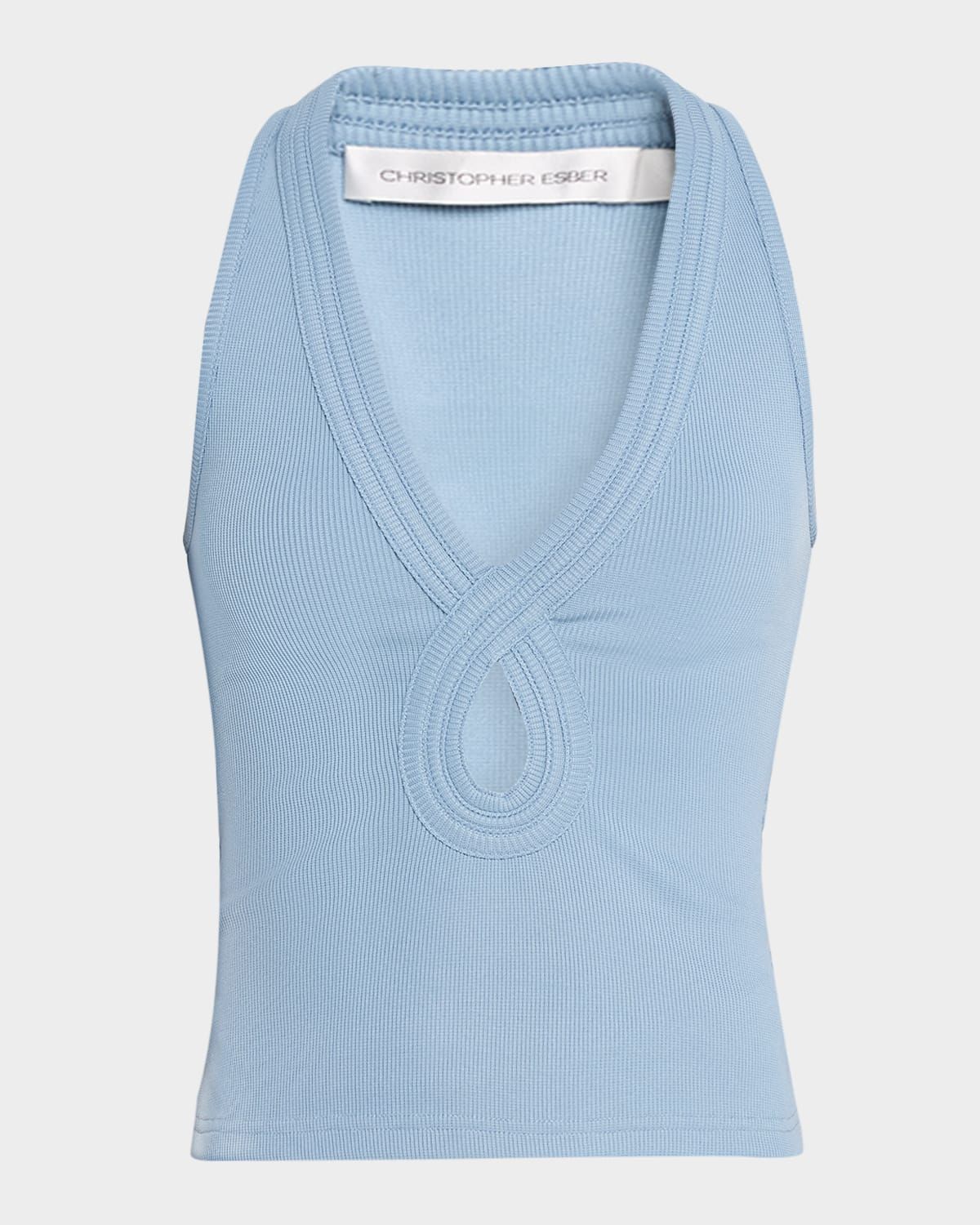 Multi-Verner Loop V-Neck Tank Top