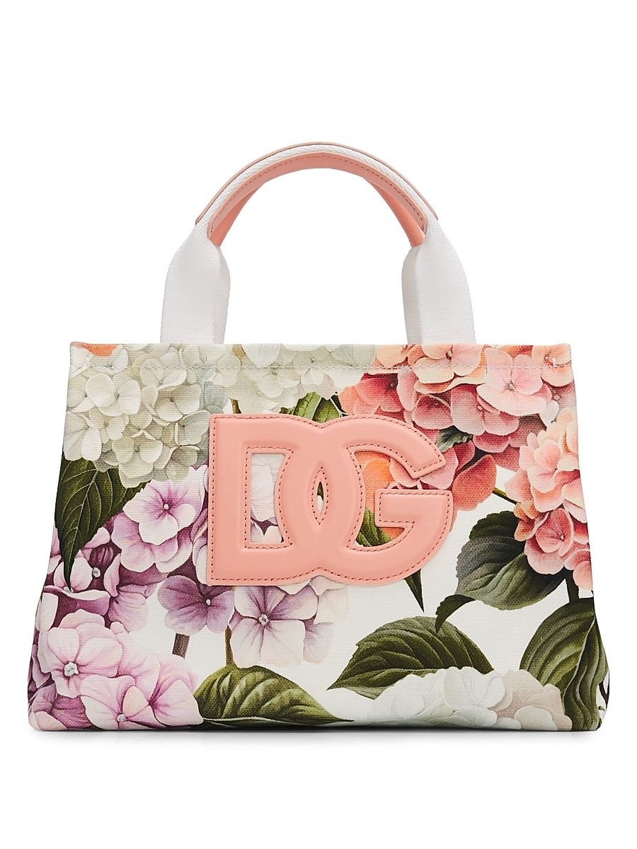 Girl's Canvas Logo Tote Bag
