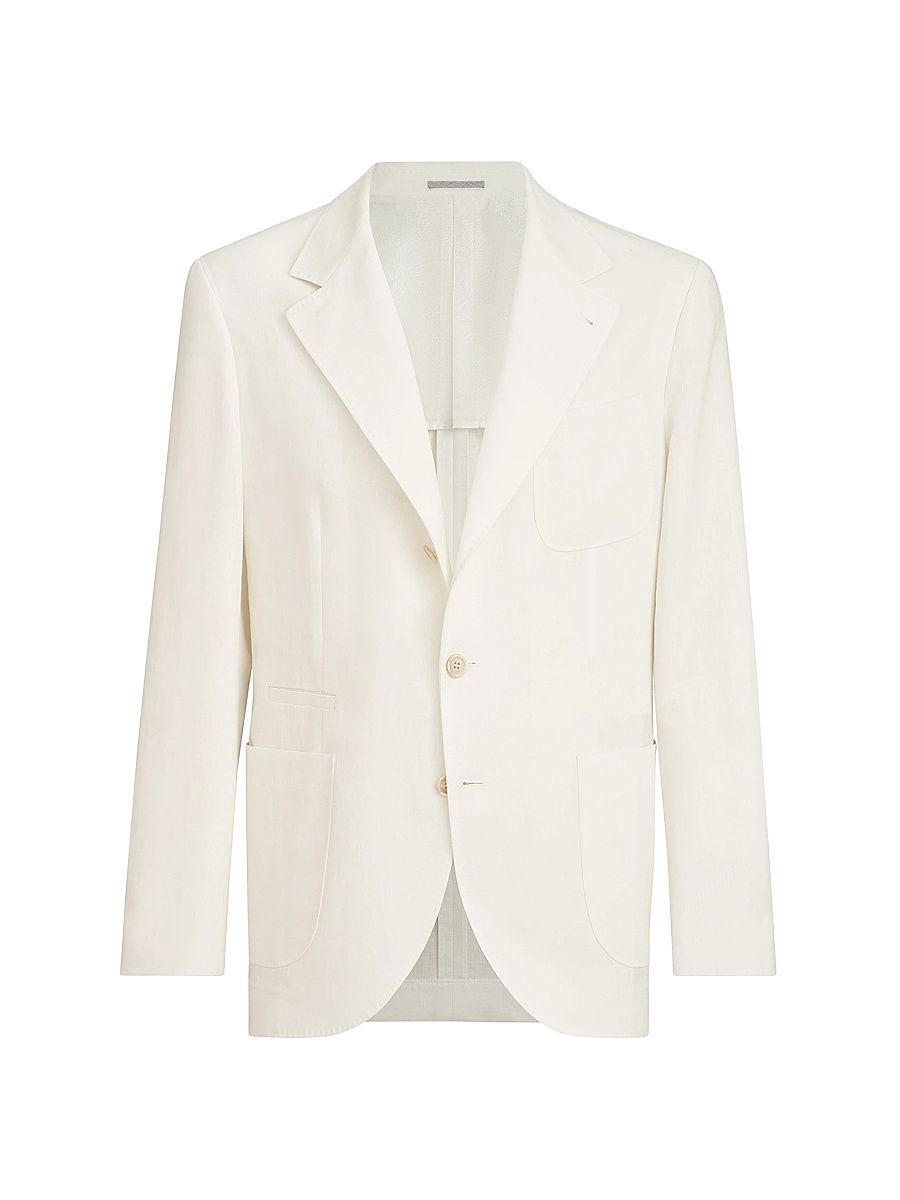 Men's Linen Deconstructed Blazer - Panama - Size 42