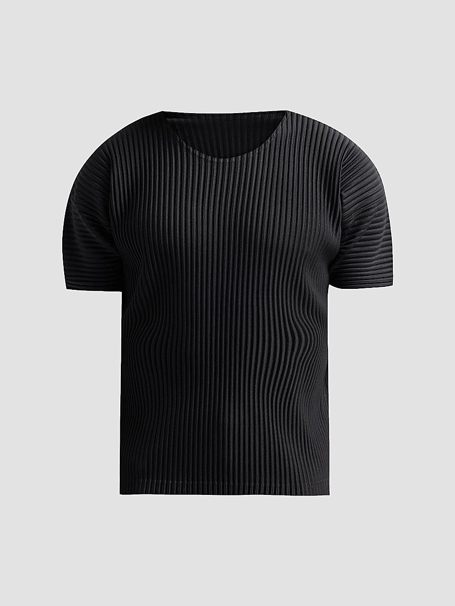 Men's Basic Knit Shirt - Black - Size XL