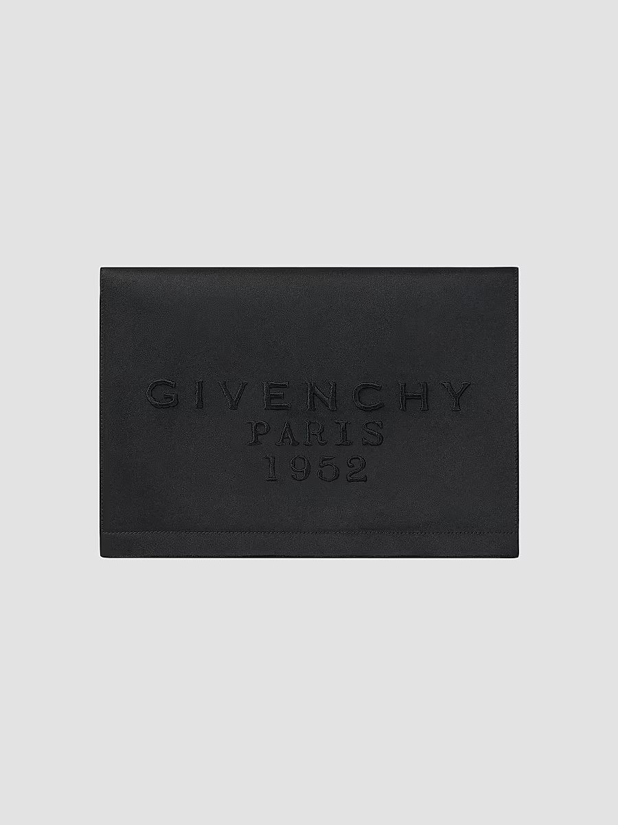 Givenchy Women's Paris 1952 Pochette in Satin - Black
